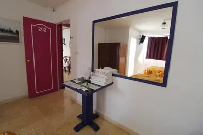 Cama o camas de una habitación en Hotel Castillo