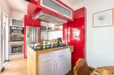 Una cocina o zona de cocina en Loft Contemporaneo a 50m de la Plaza Principal de Coyoacán