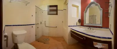 Un baño de Hotel Casa Barrocco Oaxaca