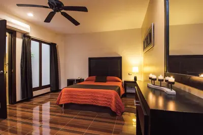 Cama o camas de una habitación en Hotel Majova Inn Xalapa