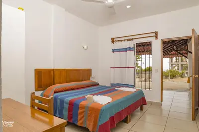 Cama o camas de una habitación en Hotel VidaMar