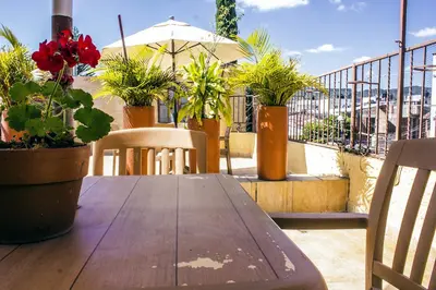 Un balcón o terraza de Villas Casa Divina At San Felipe Church Area