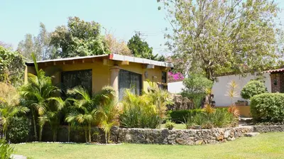 Jardín al aire libre en Hotel Boutique Bacaanda