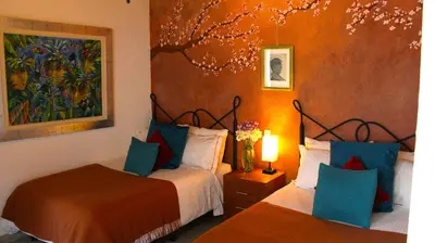 Cama o camas de una habitación en Hotel Boutique Bacaanda