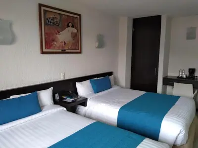 Cama o camas de una habitación en Hotel Ros Gaud