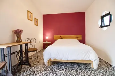 Cama o camas de una habitación en Hermosa Suite Privada en Casa Holística
