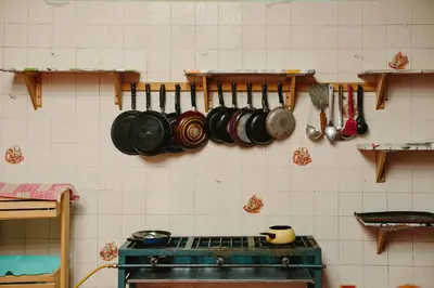 Una cocina o zona de cocina en Nopalero Hostel