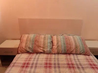 Cama o camas de una habitación en Bonita Casa en Condominio con Alberca y Acceso al Lago