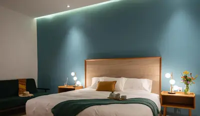 Cama o camas de una habitación en Casa Tuna