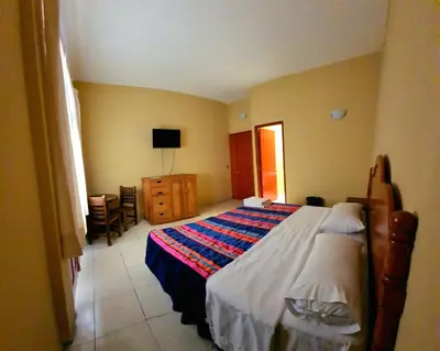 Cama o camas de una habitación en Hotel Centro Historico