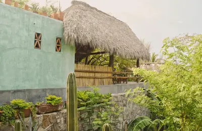 Jardín al aire libre en Monte Uzulu