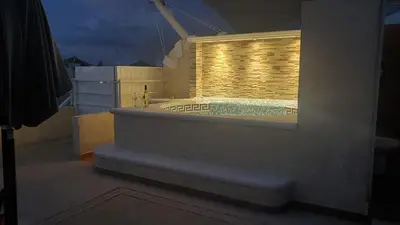 Plano de DEPA 100 POR CIENTO FAMILIAR ACAPULCO CERCA DEL MAR CON ROFF GARDEN y JACUZZI