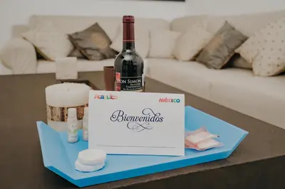 Bebidas en DEPA 100 POR CIENTO FAMILIAR ACAPULCO CERCA DEL MAR CON ROFF GARDEN y JACUZZI