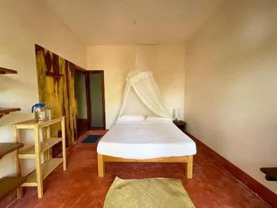 Cama o camas de una habitación en Posada La Sabila