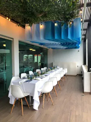 Un restaurante o sitio para comer en Hotel Aqua Spa & Resort