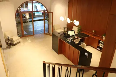 El vestíbulo o zona de recepción de Hotel Central Teziutlan