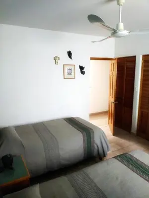 Cama o camas de una habitación en Posada de los Angeles