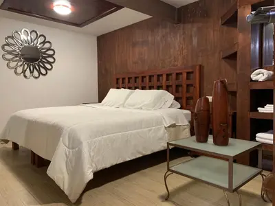 Cama o camas de una habitación en Quinta Maria Bonita Hotel Boutique