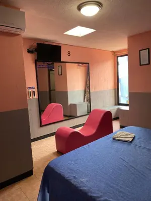Zona de estar de Motel Flamingos
