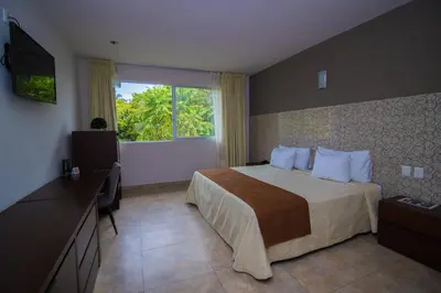 Cama o camas de una habitación en Hotel Verdi