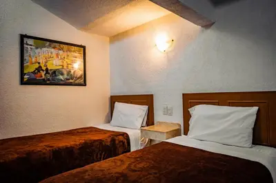 Cama o camas de una habitación en Hotel Azucena