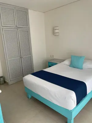 Cama o camas de una habitación en Luna Creciente