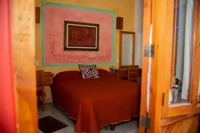 Cama o camas de una habitación en Los Arrayanes