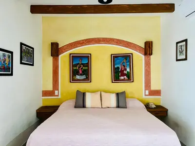 Cama o camas de una habitación en Los Arrayanes