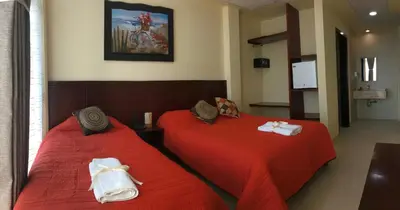 Cama o camas de una habitación en Harbour Inn - Veracruz