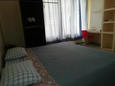 Cama o camas de una habitación en Posada de Vick