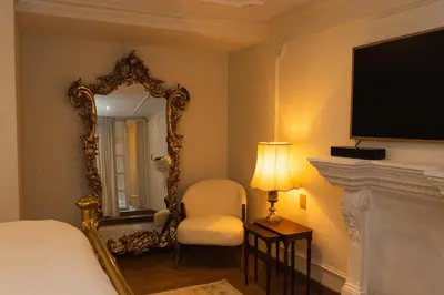 Cama o camas de una habitación en Mansión Papilio