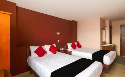 Cama o camas de una habitación en Hotel San Pablo