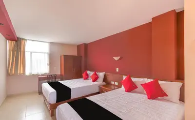 Cama o camas de una habitación en Hotel San Pablo