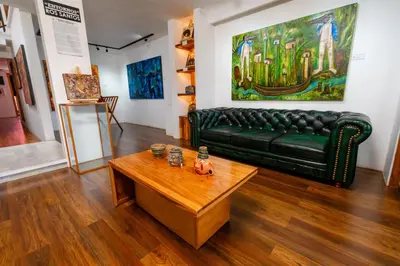 Zona de estar de Hotel Boutique Casa de Arte
