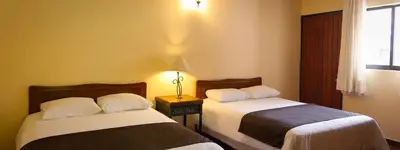 Cama o camas de una habitación en Hotel Posada Santa Bertha