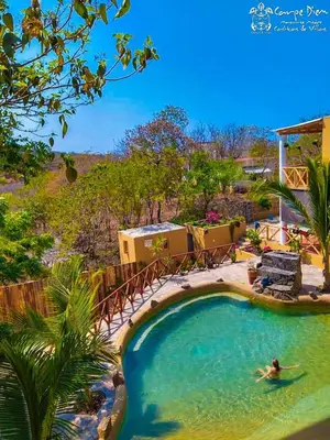 Piscina en o cerca de Carpe Diem Casitas & Villas Mazunte