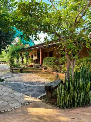 Jardín al aire libre en Hotel SPA Campestre Los Adobes