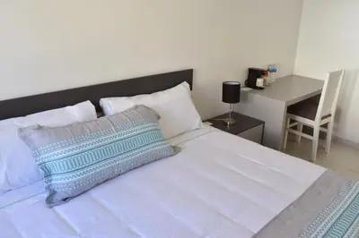 Cama o camas de una habitación en Villa Santa Julia
