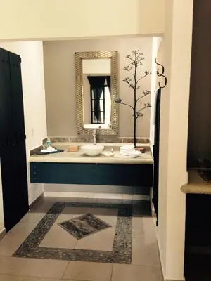 Un baño de Hotel Boutique Casa de Campo Malinalco