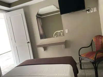 Cama o camas de una habitación en Hotel Rias