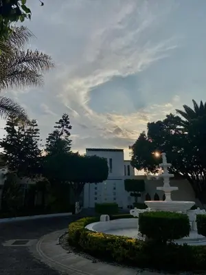 Jardín al aire libre en Aldea del Bazar