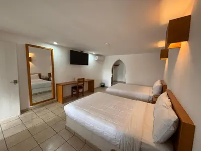 Cama o camas de una habitación en Aldea del Bazar