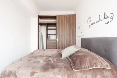 Cama o camas de una habitación en San Ángel - UNAM apartment 2parking 3BR 2BA