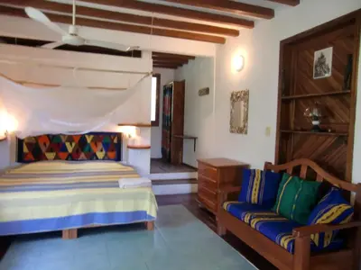 Cama o camas de una habitación en Villa Escondida
