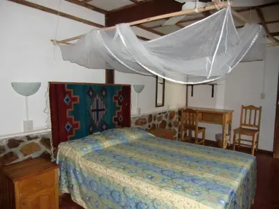 Cama o camas de una habitación en Villa Escondida