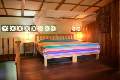 Cama o camas de una habitación en Villa Escondida