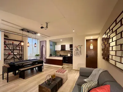 Zona de estar de Mi Zona Lodging Xochicalco