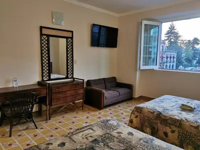 Cama o camas de una habitación en Hotel Mexico