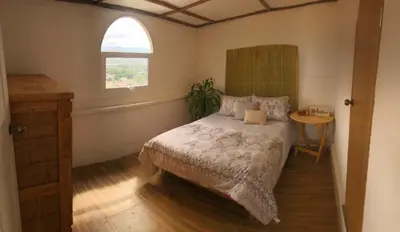 Cama o camas de una habitación en Terraza Cielito Lindo