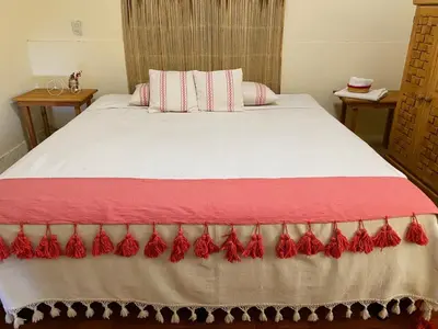 Cama o camas de una habitación en Terraza Cielito Lindo